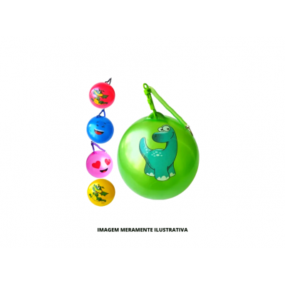 BRINQUEDO BOLA INFLAVEL CORDAO MOLA 1X10